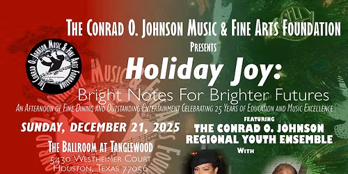  Our Annual Holiday Joy Scholarship Brunch- Special Guests!