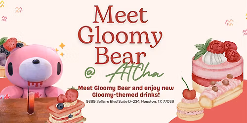 Meet Gloomy Bear: AtCha Pop-Up Cafe