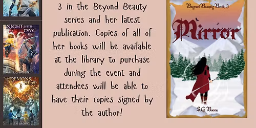 Author Reading\/Signing: S.G. Bacon