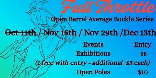 Full Throttle Open Barrel Buckle Series 