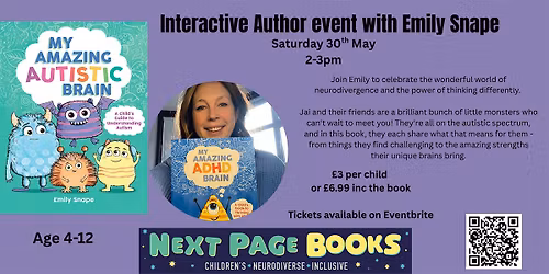 Interactive Picture Book Author Event with Emily Snape on Saturday 30th May