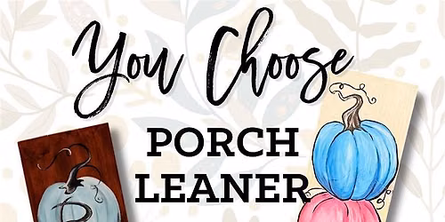 Pumpkin Door Leaners- You Choose!