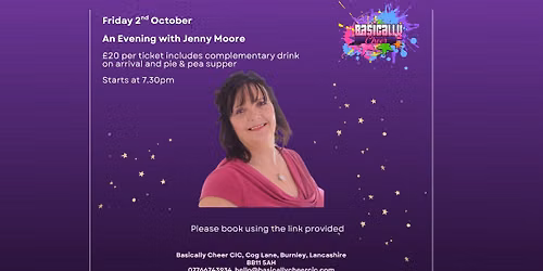 An Evening with Jenny Moore - October 2026