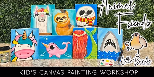 SOBER SUNDAY: Kid's Canvas Painting Workshop