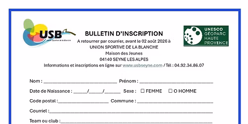 13\u00e8me Trail de Dormillouse UNSECO G\u00e9oparc