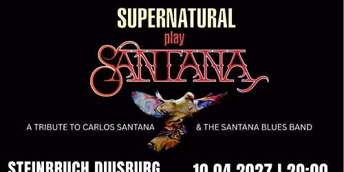 SUPERNATURAL play SANTANA