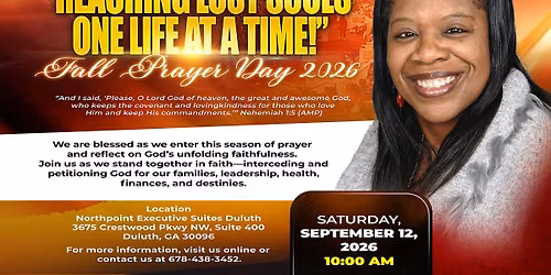 Fall Prayer Day 2026!