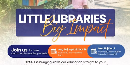 Little Library for Sickle Cell - Reading Event
