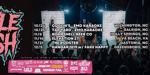 LIVE BAND EMO NIGHT - CARRBORO, NC