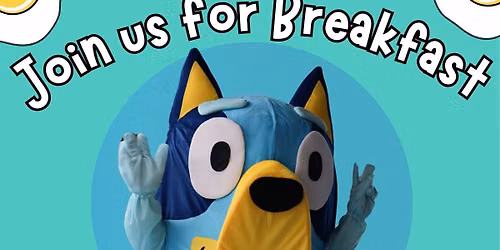 Breakfast with the Blue Pup