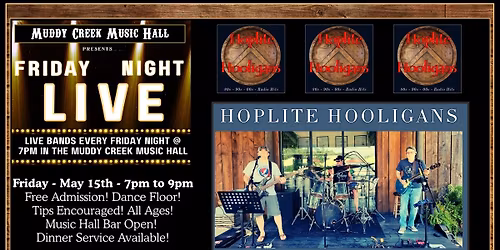 FRIDAY NIGHT LIVE - HOPLIGHT HOOLIGANS