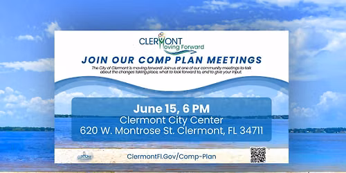 Comprehensive Plan Community Meeting | City Center | June 15