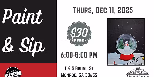 Paint & Sip at Oak x Vine (12\/11)