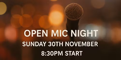 Open Mic Night at the Brewery