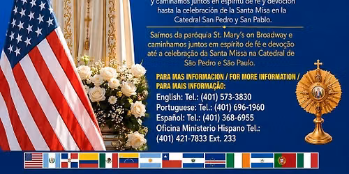 El Desfile Mariano se realizar\u00e1 el 17 de octubre a las 9:00 a. m., partiendo de la Iglesia St. Mary 