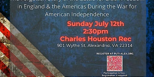 [Meet Up] Follow the Path of Liberty with C.R. Gibbs - Sun 12 July 2:30pm