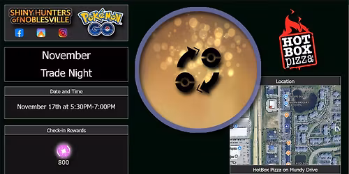 \u2728November Pok\u00e9mon GO Trade Night
