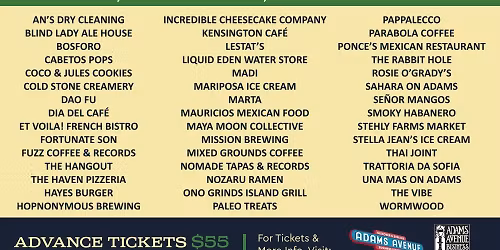 25th Annual Taste of Adams Avenue