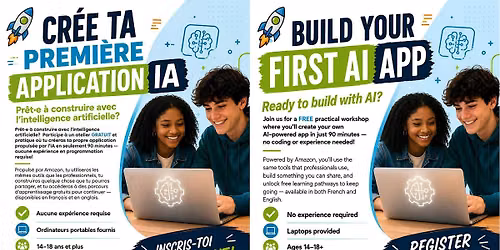 Atelier: Cr\u00e9e ta premi\u00e8re application IA\/Workshop: Build Your First AI App