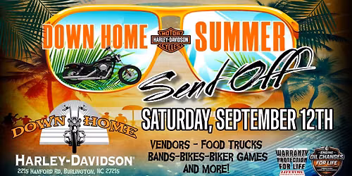 2nd Annual DOWN HOME SUMMER SEND OFF