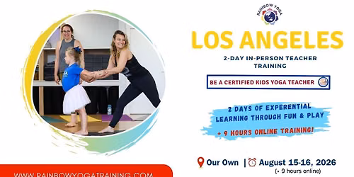 [LOS ANGELES] In-person 2-Day Rainbow Kids Yoga Teacher Training