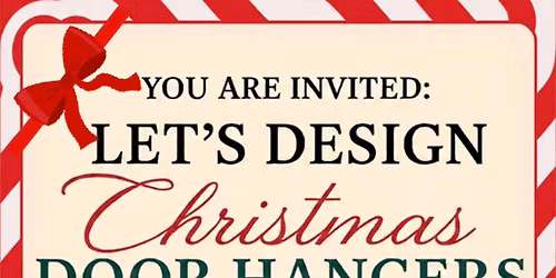 Christmas Door Hangers Paint & Sip!