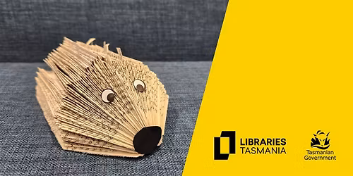 Origami book art at Devonport Library