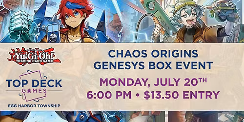 Yu-Gi-Oh!: Chaos Origins Genesys Box Event