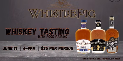 WhistlePig Whiskey Tasting at The Liberty!