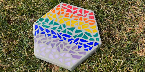 Family Glass Studio Class (Ages 5+) - Mosaic Garden Tile 7\/25