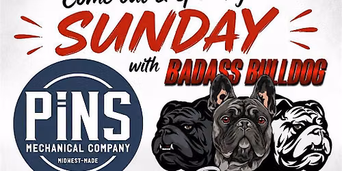 Bulldogs on the patio @ Pins