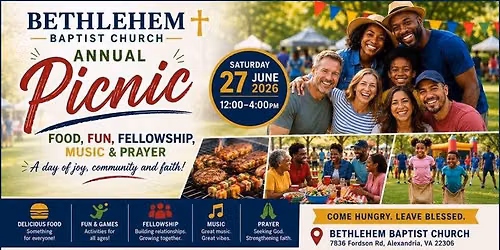 Bethlehem Baptist Church - Annual Church Picnic
