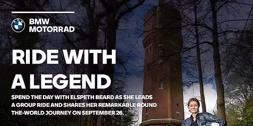 Ride with a Legend!! Elspeth Beard!!