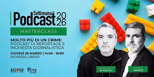 Molto pi\u00f9 di un crime: podcast di reportage e inchiesta giornalistica