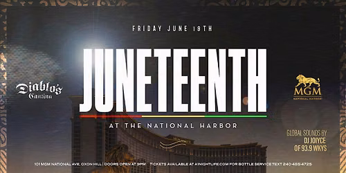 Juneteenth at MGM Diablo's
