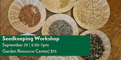 Seedkeeping Workshop