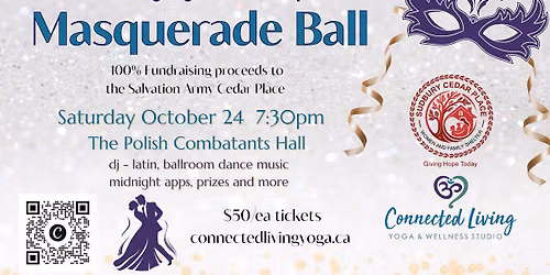 Masquerade Ball - Fundraiser for the Salvation Army Cedar Place