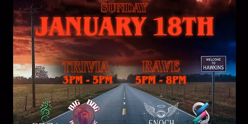 Stranger Things Rave & Trivia