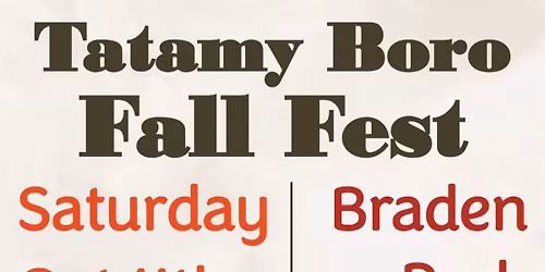 Tatamy Borough Fall Festival!