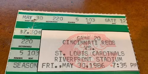 St. Louis Cardinals at Cincinnati Reds at Great American Ball Park