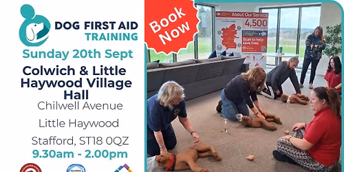 Stafford - Dog First Aid Training \ud83d\udc9d\ud83d\udc36