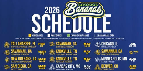 Banana Bowl: Savannah Bananas vs. TBD
