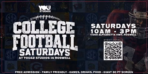 College Football Saturdays at You42 Studios
