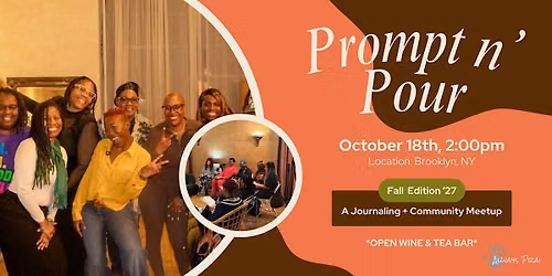 Prompt n\u2019 Pour: Guided Journaling Experience