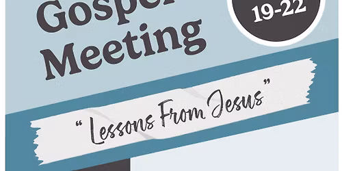 Gospel Meeting with Joe Greer