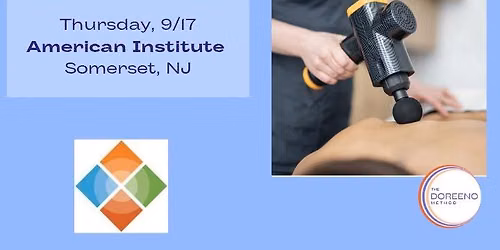 Percussion Therapy CE for Massage Therapists in Meruchen, NJ - 6 NCBTMB Hours 