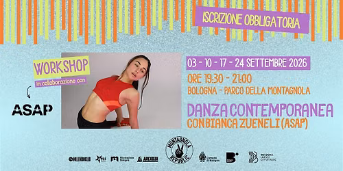 Workshop Danza Contemporanea @Montagnola Republic - 03 - 10 - 17 - 24\/09