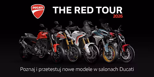 Ducati Szczecin The Red Tour 2025: poznaj i przetestuj nowe modele Ducati