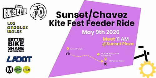 Sunset\/Chavez Feeder Ride to Kite Festival