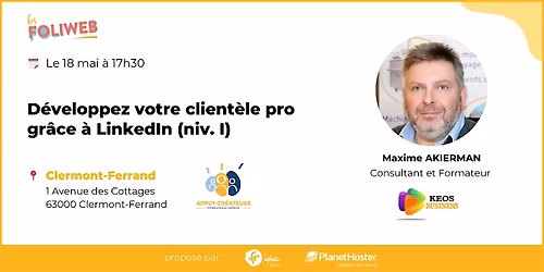 D\u00e9veloppez votre client\u00e8le pro gr\u00e2ce \u00e0 LinkedIn (niv. I)